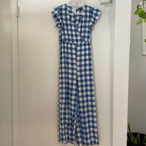 Shein Gingham Jumpsuit